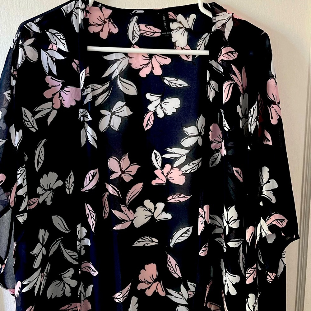 Lane Bryant floral cover up